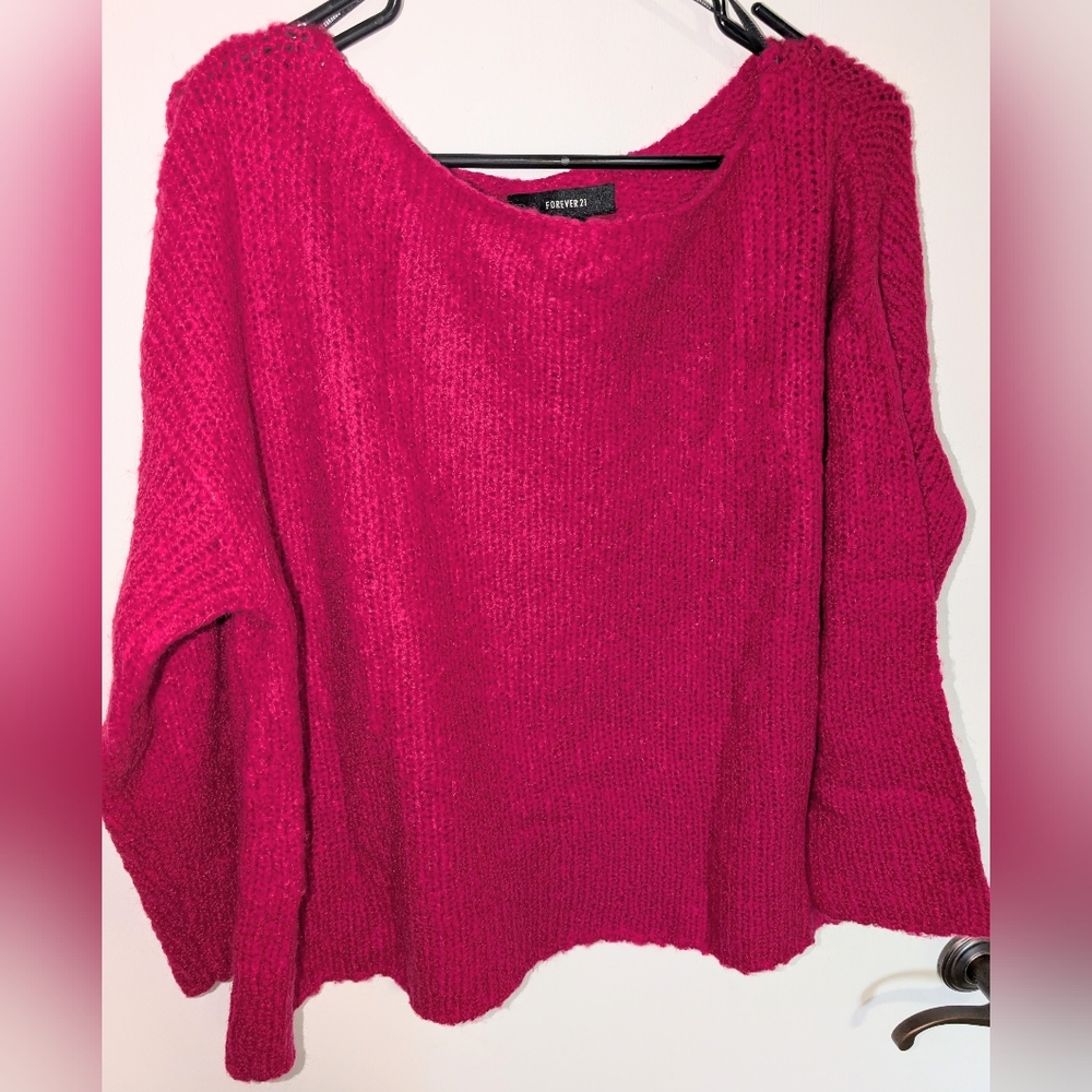 Forever 21 Fuchsia Sweater